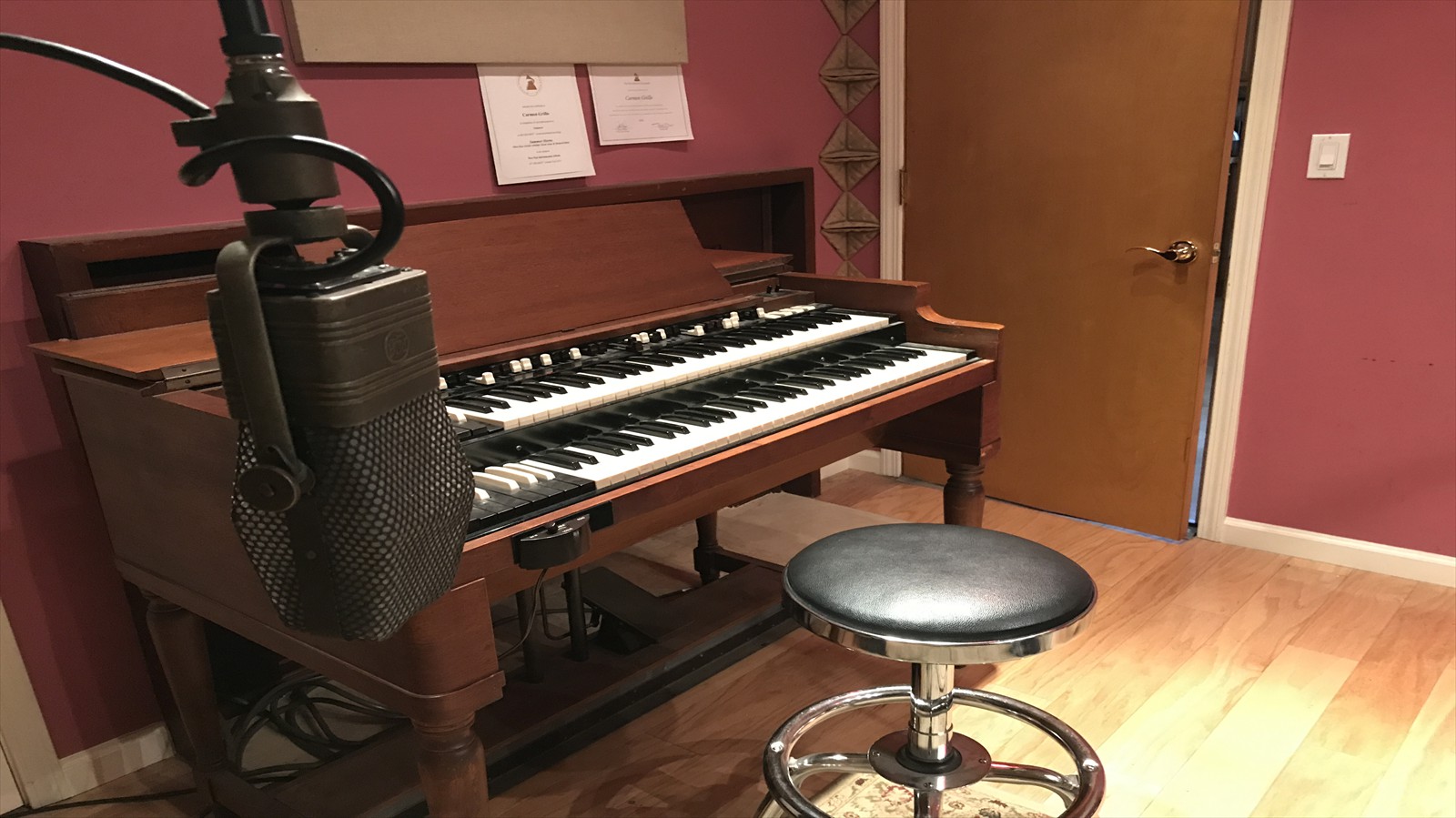 Hammond B3 and RCA 44 MIC